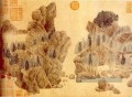 Qian Xuan habitation dans les montagnes de Jade flottant